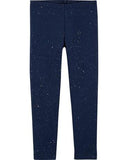 Legging OshKosh Azul Marinho com Glíter e Stretch