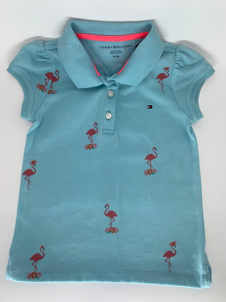 Camisa Polo Tommy Hilfiger Flamingos