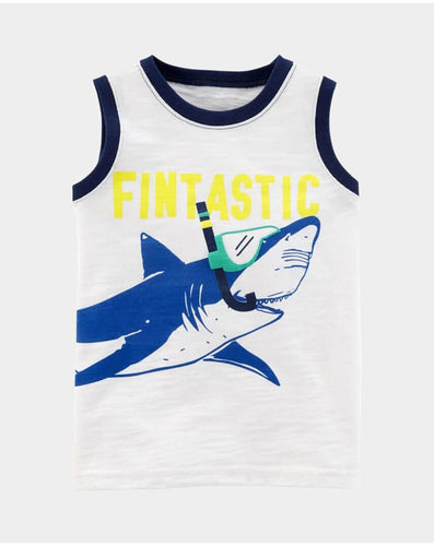 Camiseta Regata Carter's Tubarão