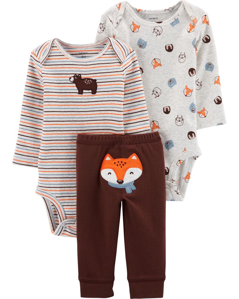 Conjunto 3 pçs Carter's Raposa