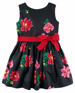 Vestido Carter's Floral Preto