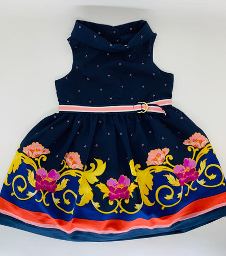 Vestido JANIE and JACK Azul Marinho Floral