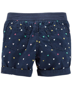 Short Carter's Azul Corações